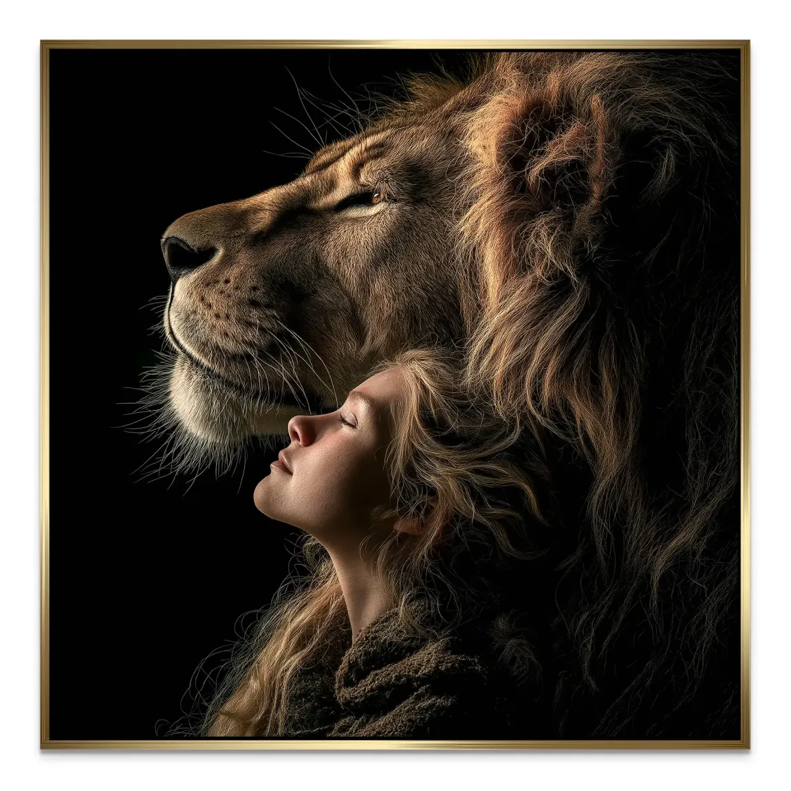Soul Connection Löwe AluDibond Bild