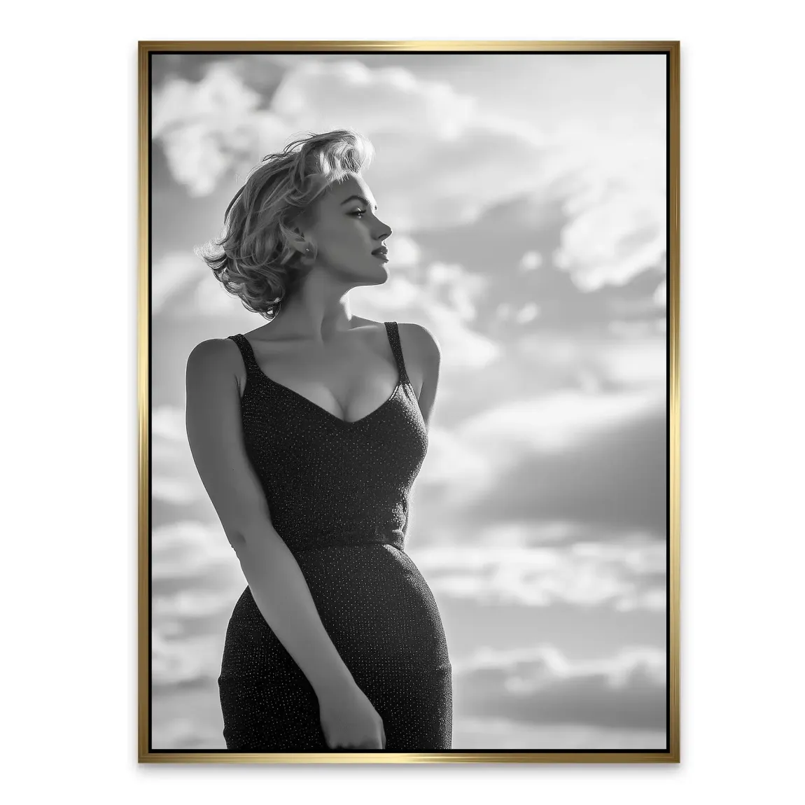 Marilyn Sunset Grace Alu Dibond Bild
