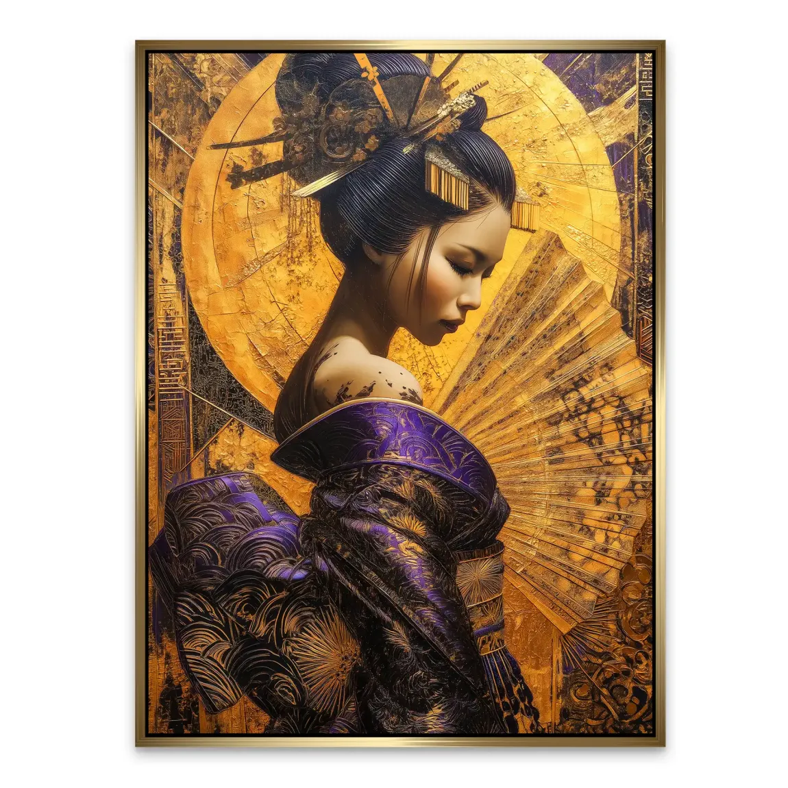 Silk Dynasty Beauty Alu Dibond Bild INGALERIE