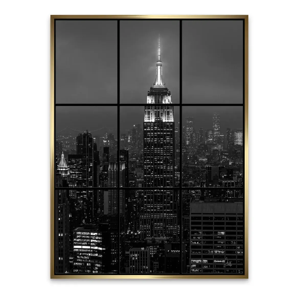 Midnight Crown New York Alu Dibond Bild