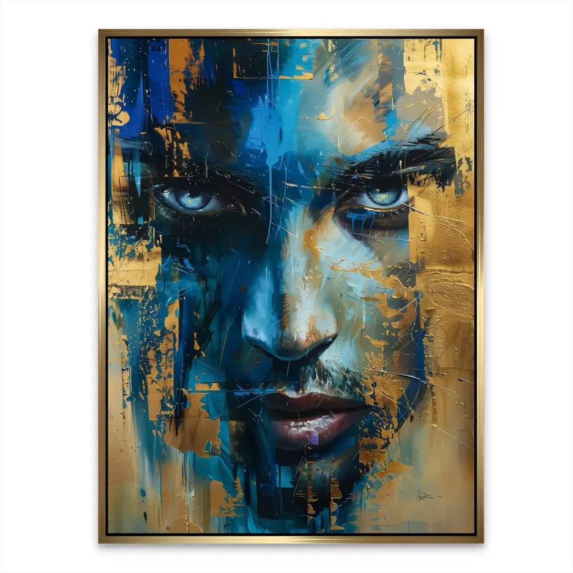 Abstrakt Man Nr.3 Alu Dibond Bild INGALERIE