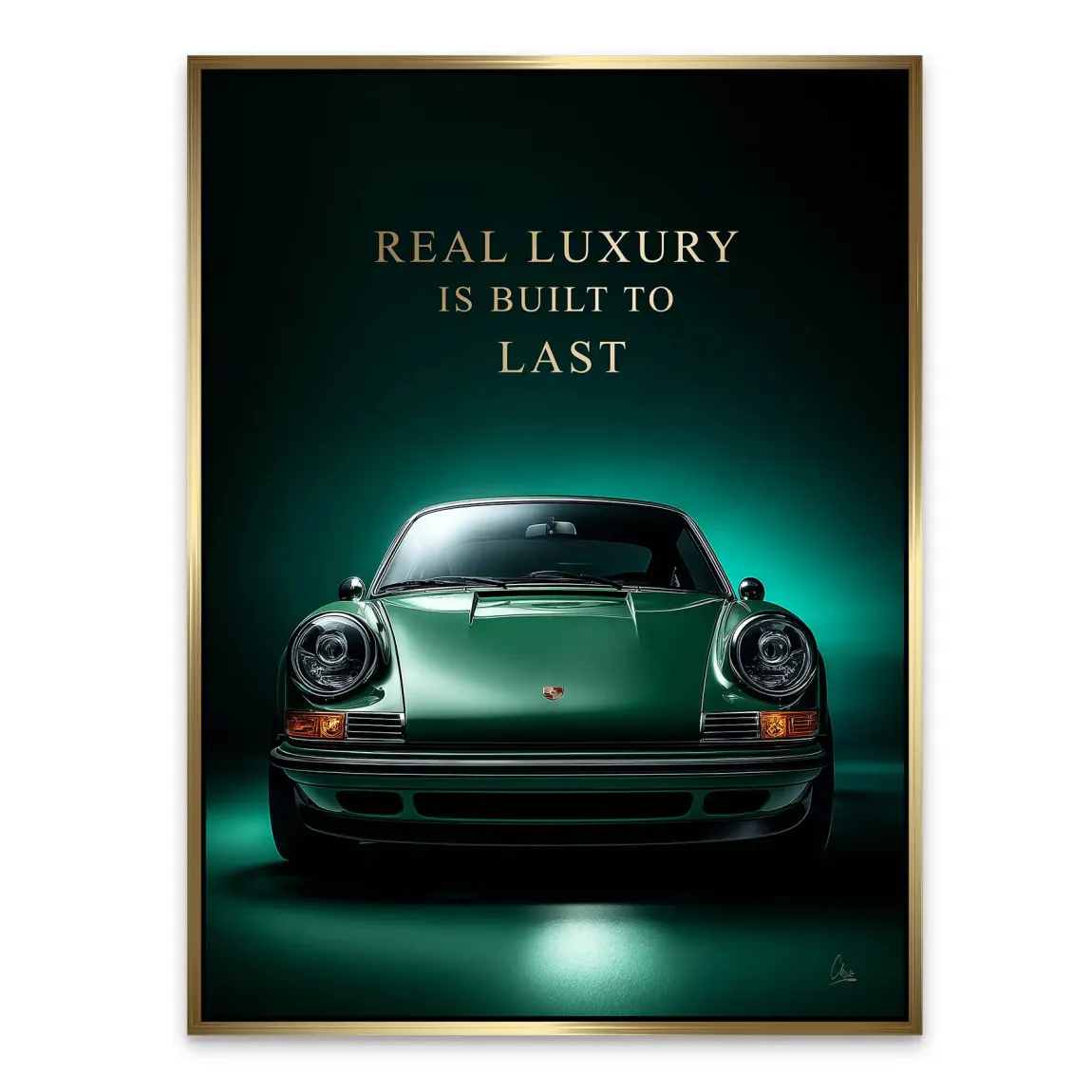 Heritage 911 Porsche Alu Dibond Bild