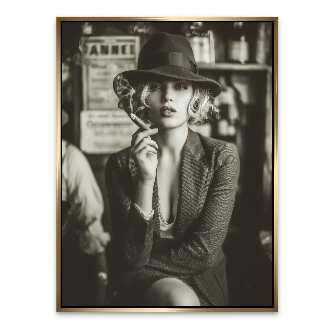 Beauty Cigar Alu Dibond Bild