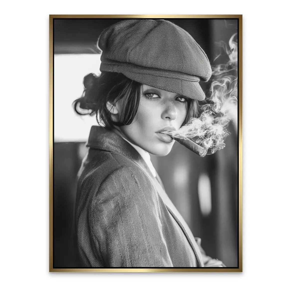 Smoke and Confidence Alu Dibond Bild