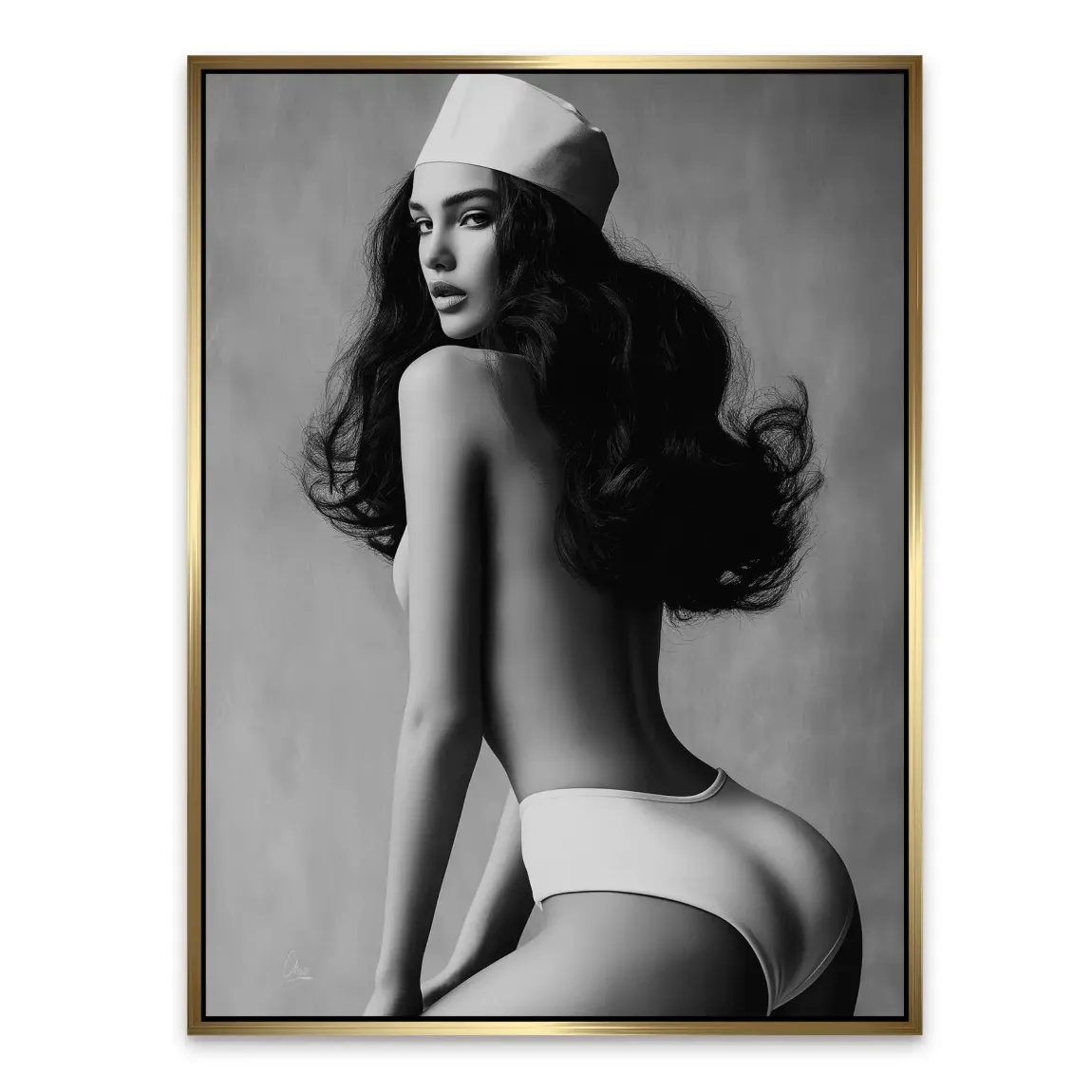 Noir Beauty Style Alu Dibond Bild