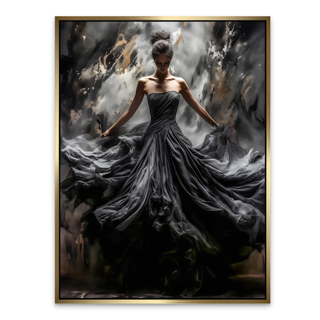 Ballerina Abstrakt AluDibond Bild INGALERIE