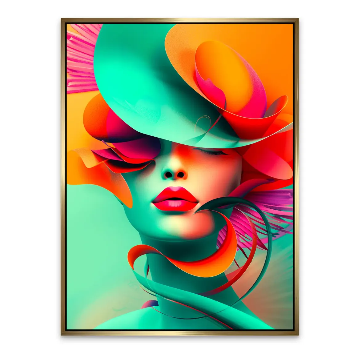 Neonpoesie der Stille Alu Dibond Bild INGALERIE