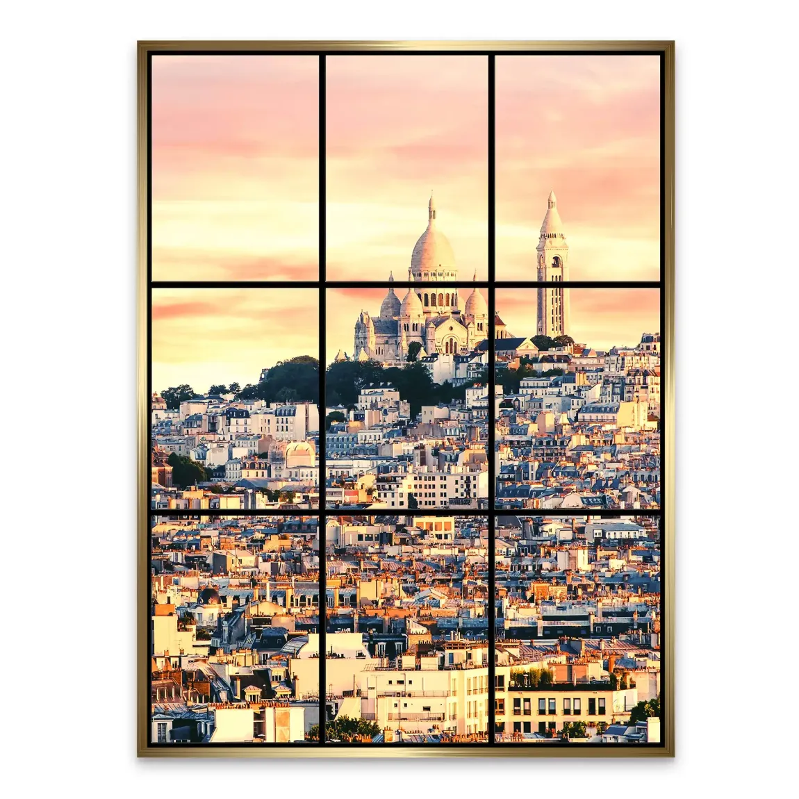 Sunrise Montmartre Paris Alu Dibond Bild