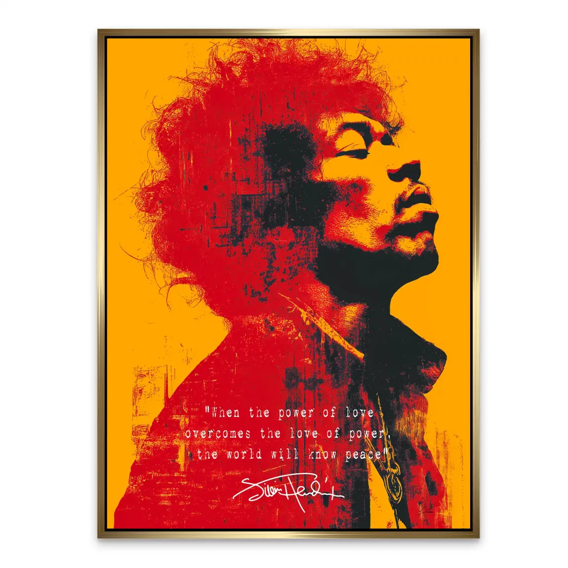 Electric Soul Hendrix Alu Dibond Bild