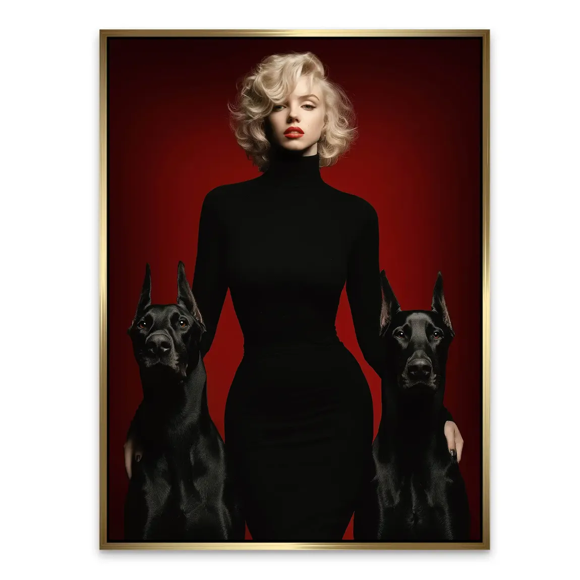 Majesty Marilyn Monroe Alu Dibond Bild