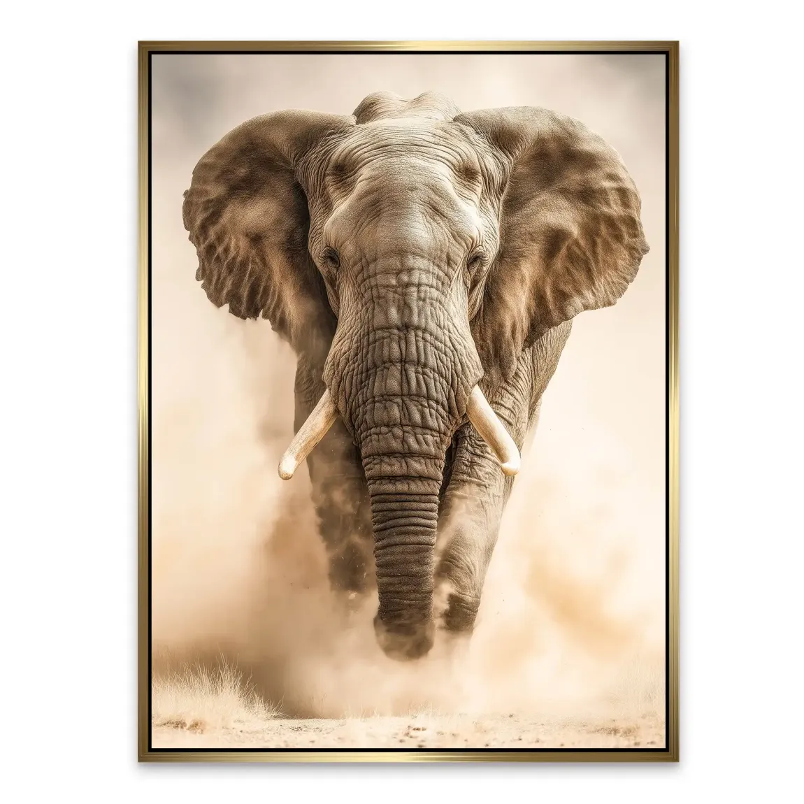 Emperor of the Savannah Alu Dibond Bild INGALERIE