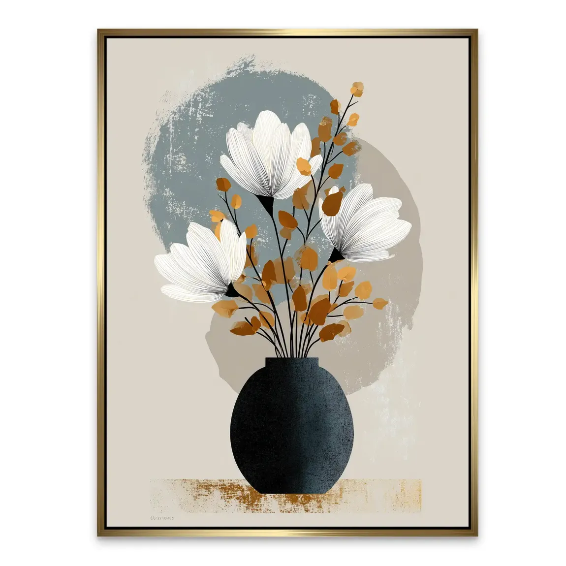 Pure Natur Abstrakt Alu Dibond Bild