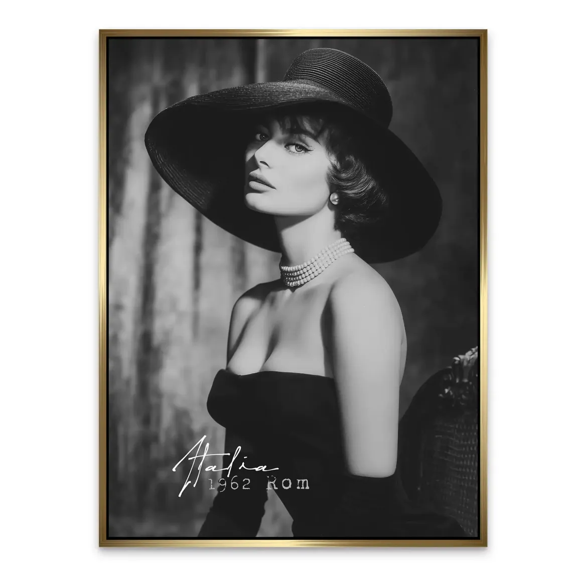 Sophia Loren Italia Alu Dibond Wandbild