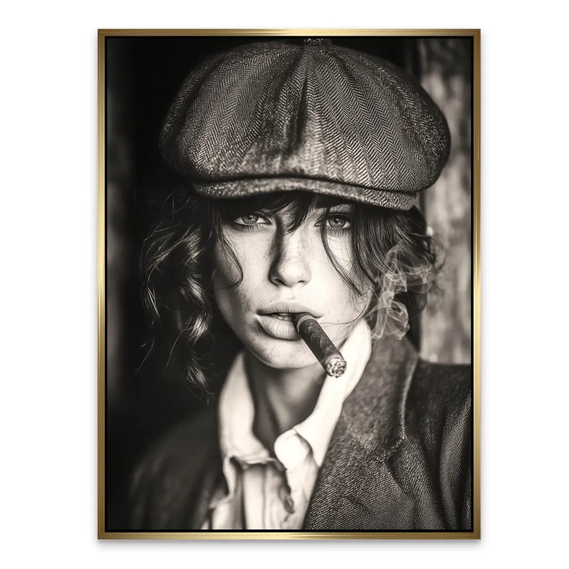 Beauty of Smoke and Silence Alu Dibond Bild INGALERIE