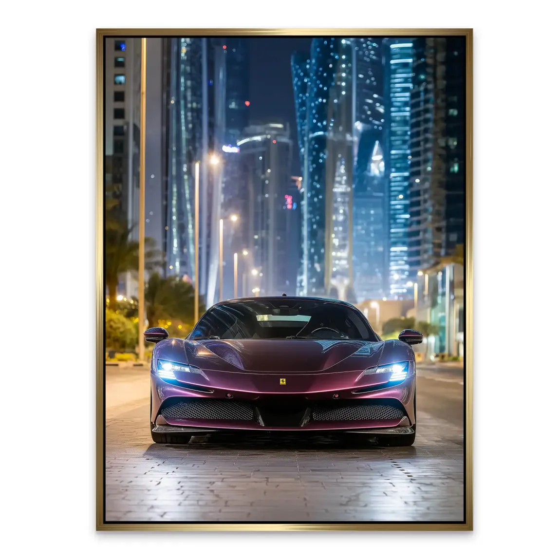Midnight SF90 Art Alu Dibond Bild
