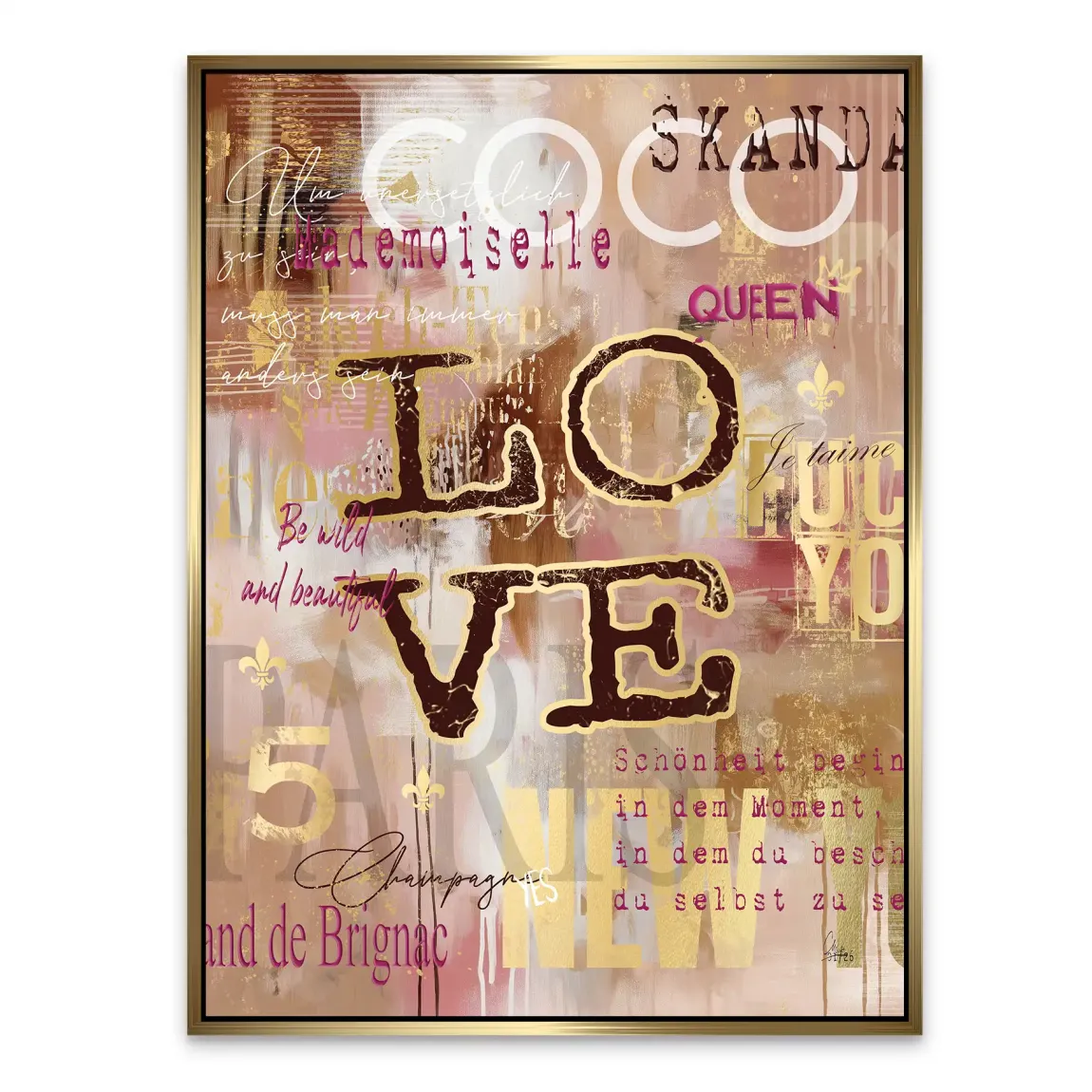 Coco Love Alu Dibond Bild