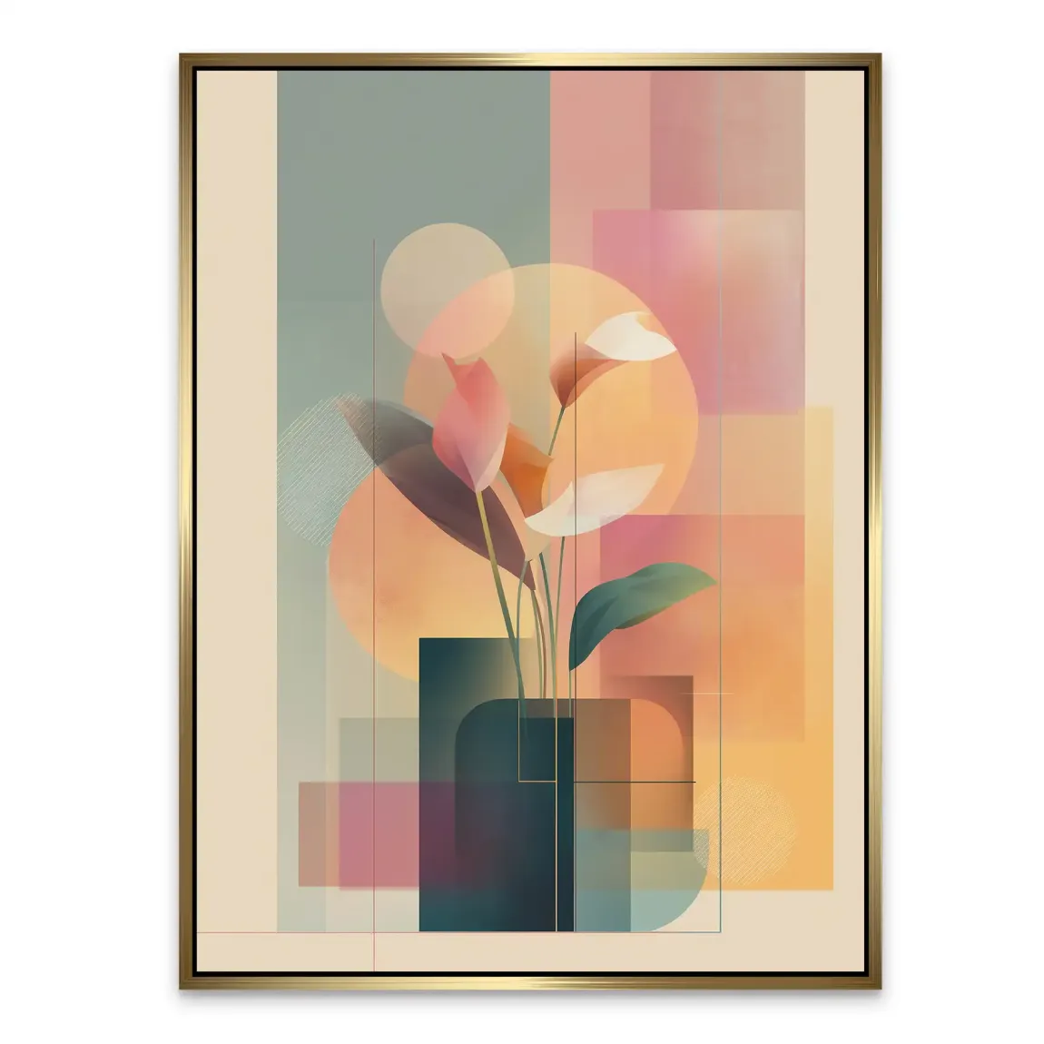 Light Garden Abstrakt Alu Dibond Bild