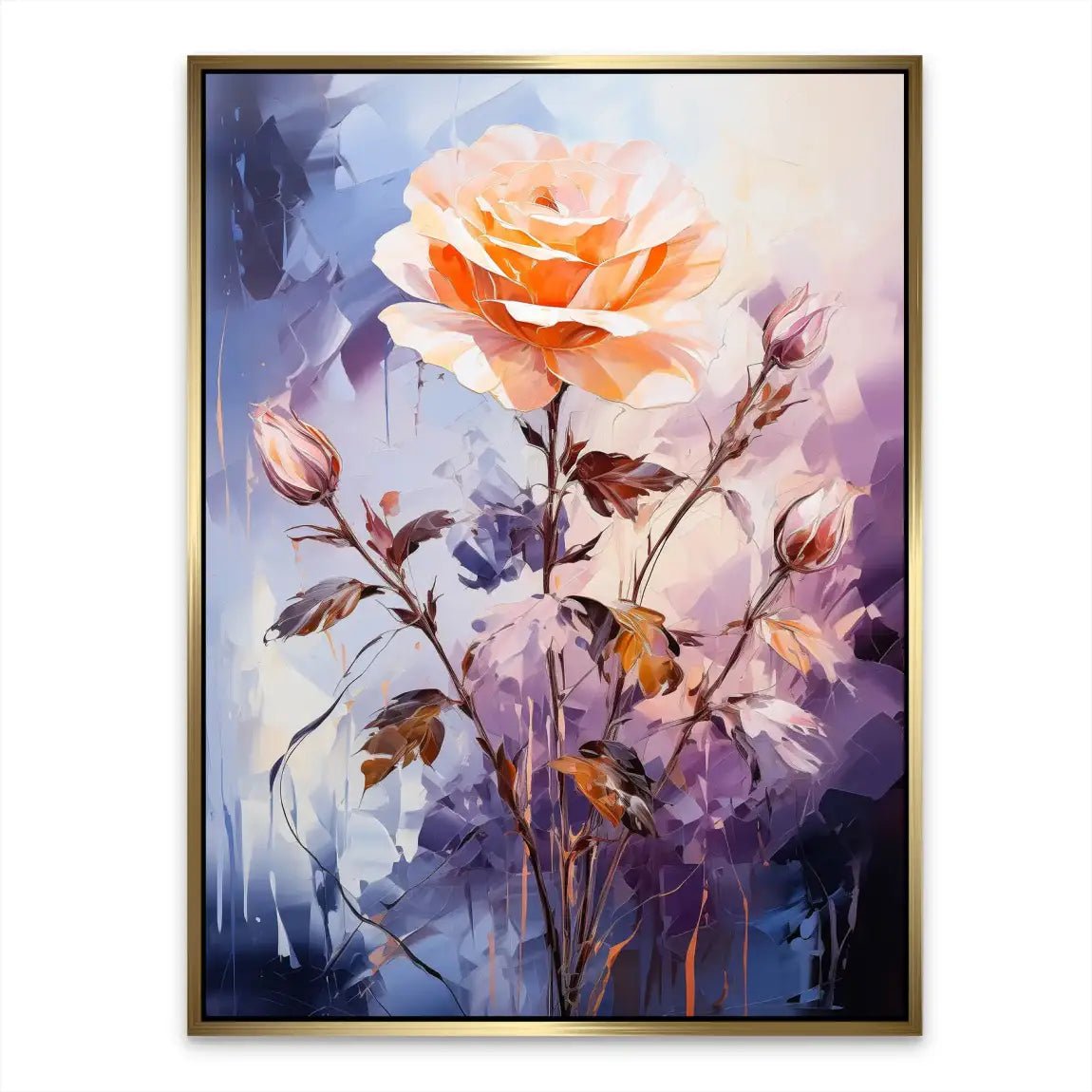 Flower Abstrakt Nr.23 Alu Dibond Bild INGALERIE