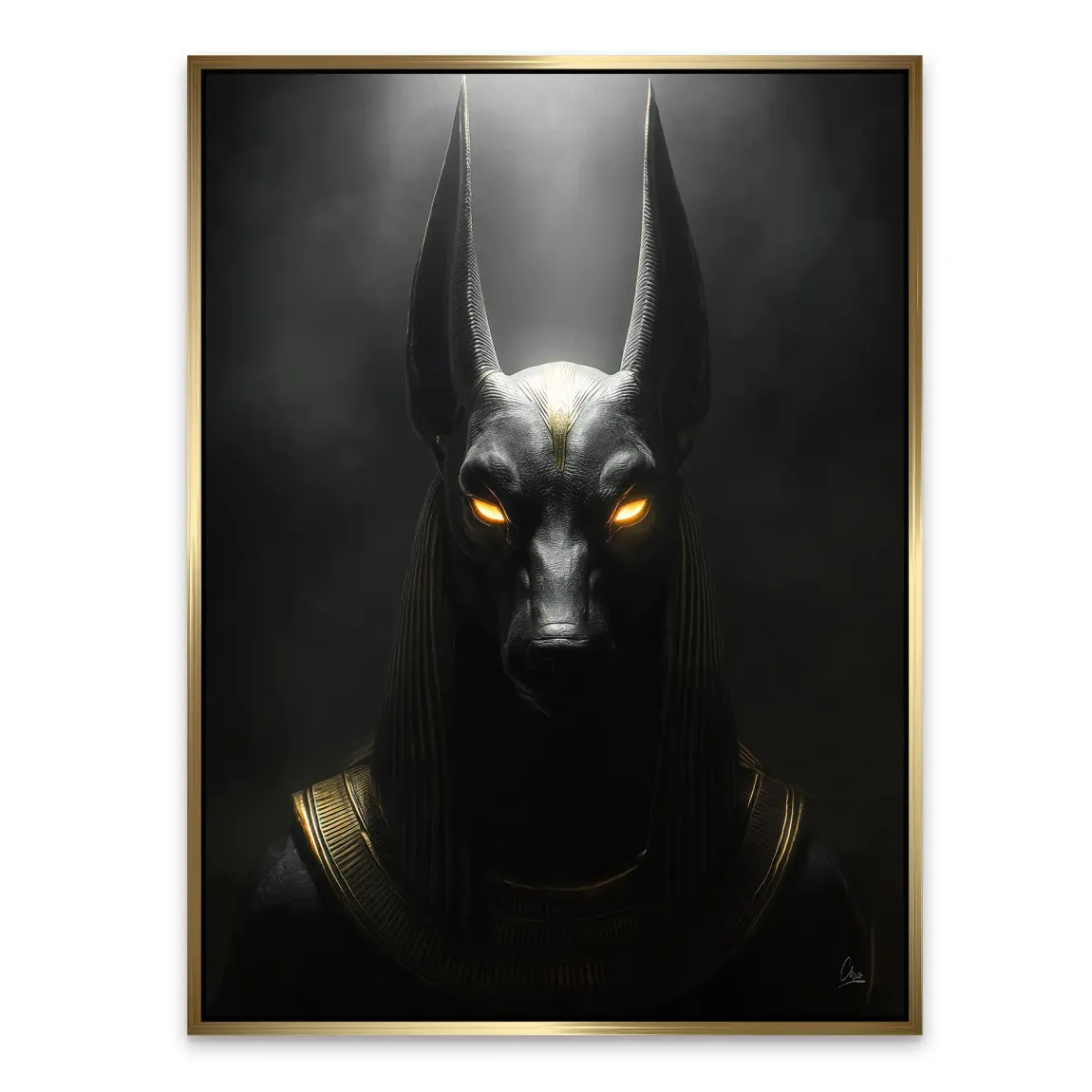 Dark Anubis Alu Dibond Bild