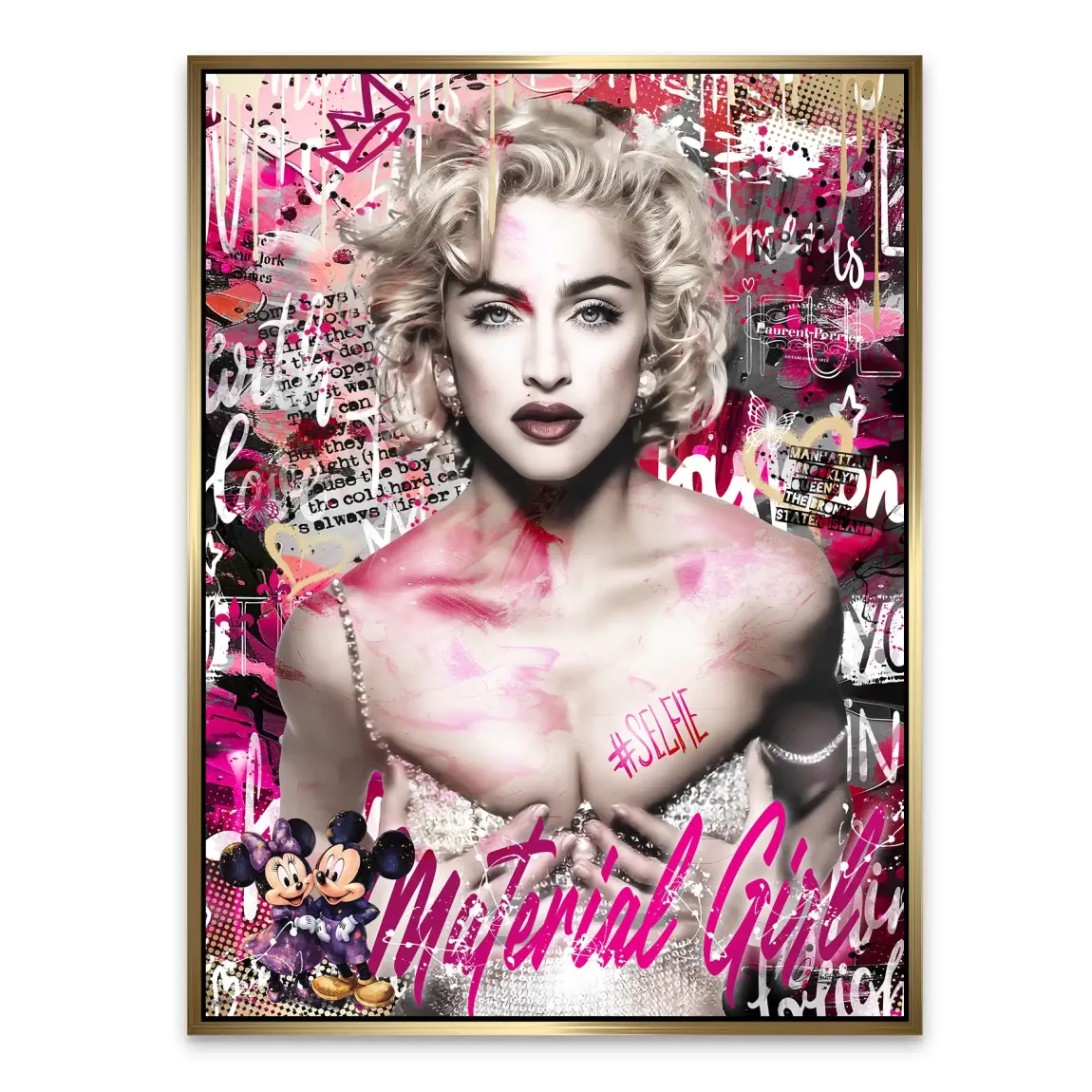Pop Queen Vibes Alu Dibond Bild