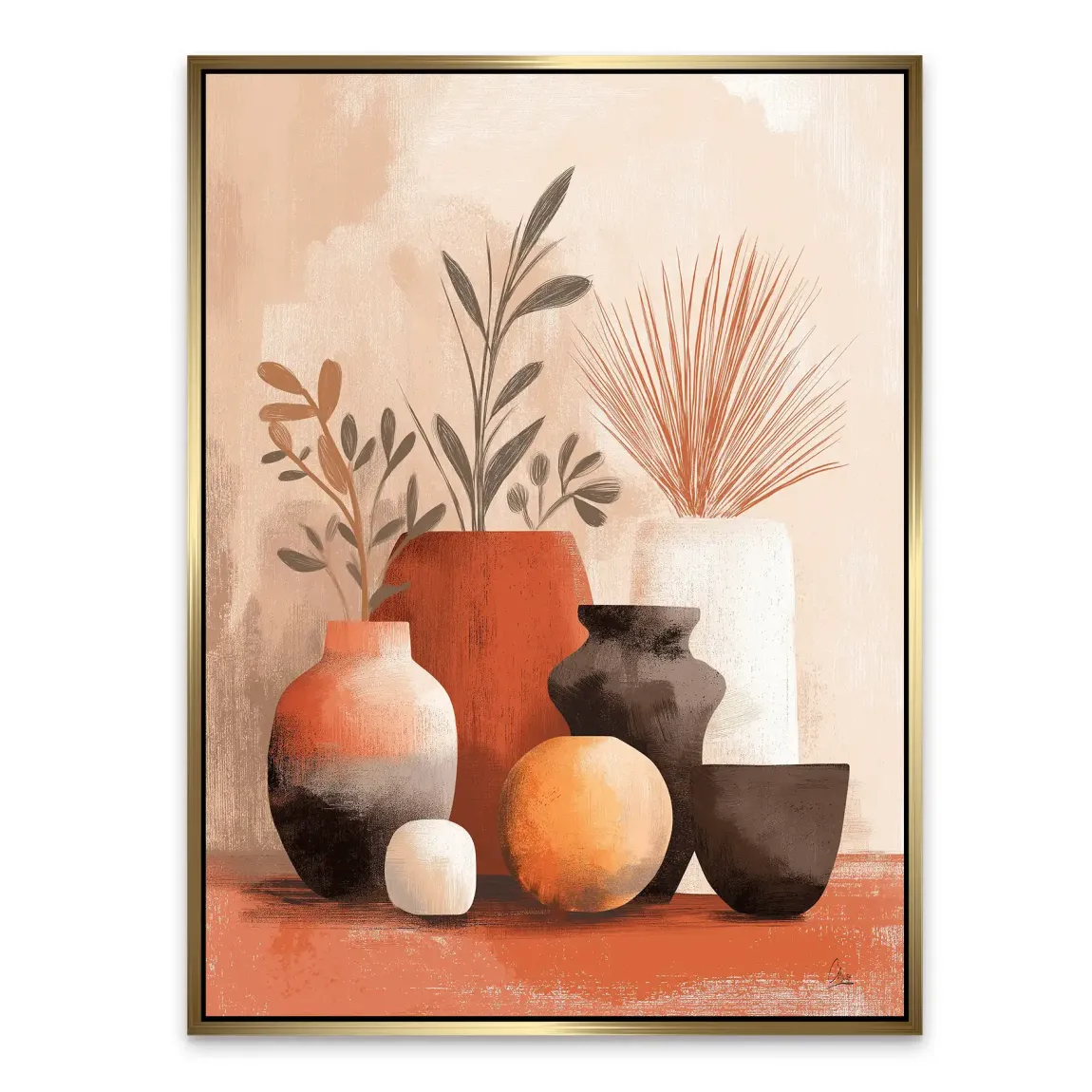 Terracotta Grace Alu Dibond Bild