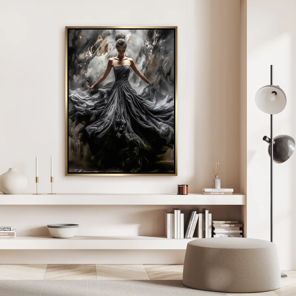 Ballerina Abstrakt AluDibond Bild INGALERIE