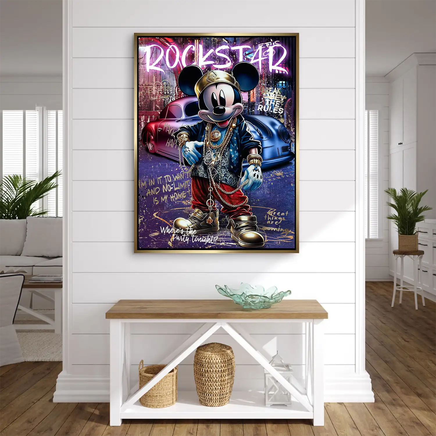 Micky Rockstar AluDibond Bild INGALERIE