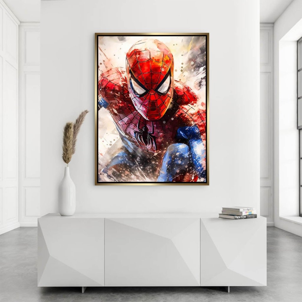 Pop Art Aludibond Bild Spiderman Abstrakt INGALERIE