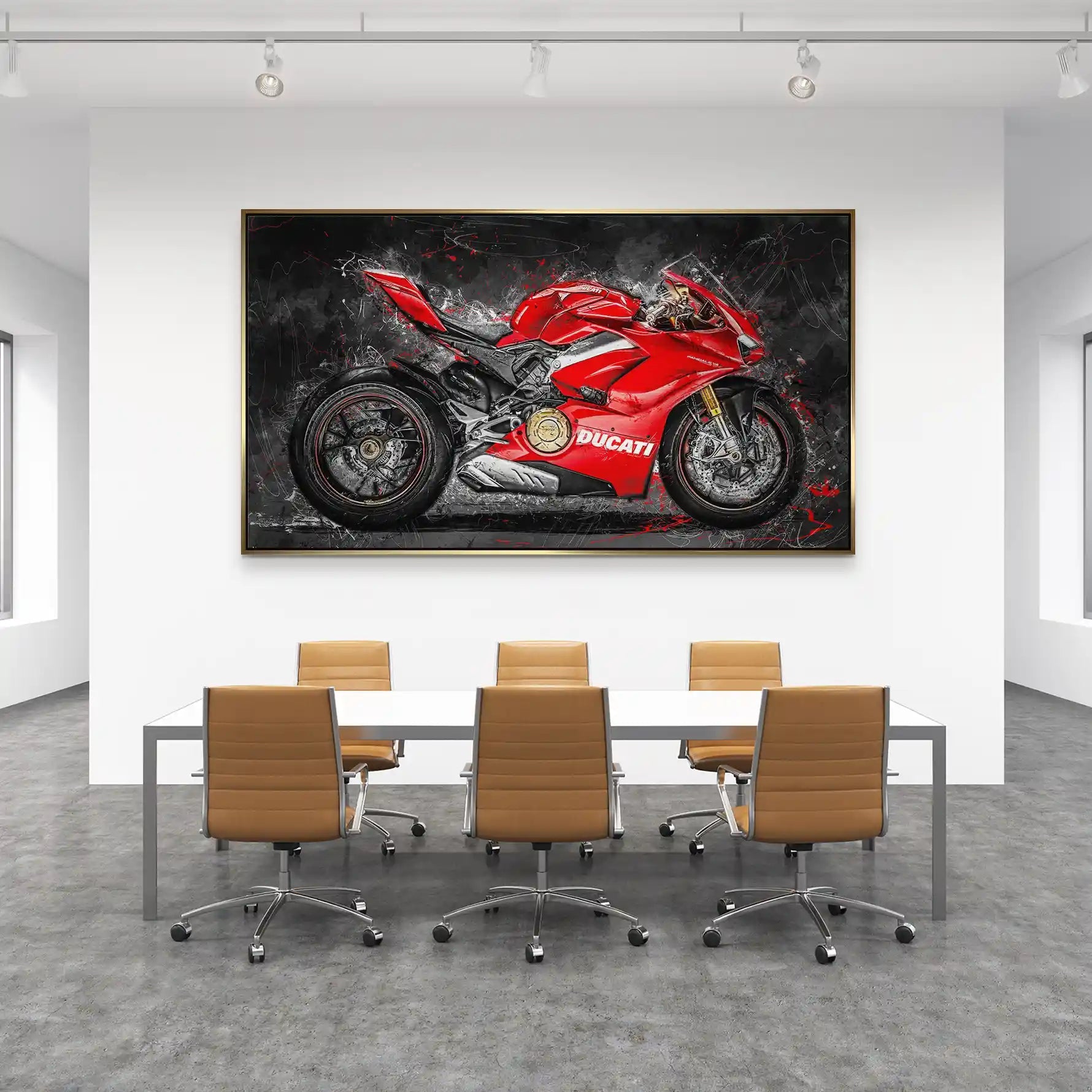 Ducati Panigale Abstrakt Alu Gebürstet INGALERIE