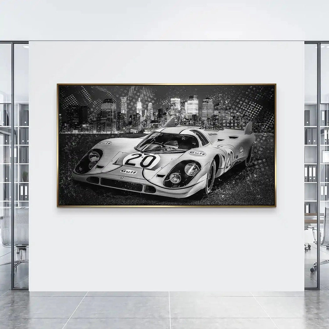 Porsche 917 Black Style Alu Gebürstet INGALERIE