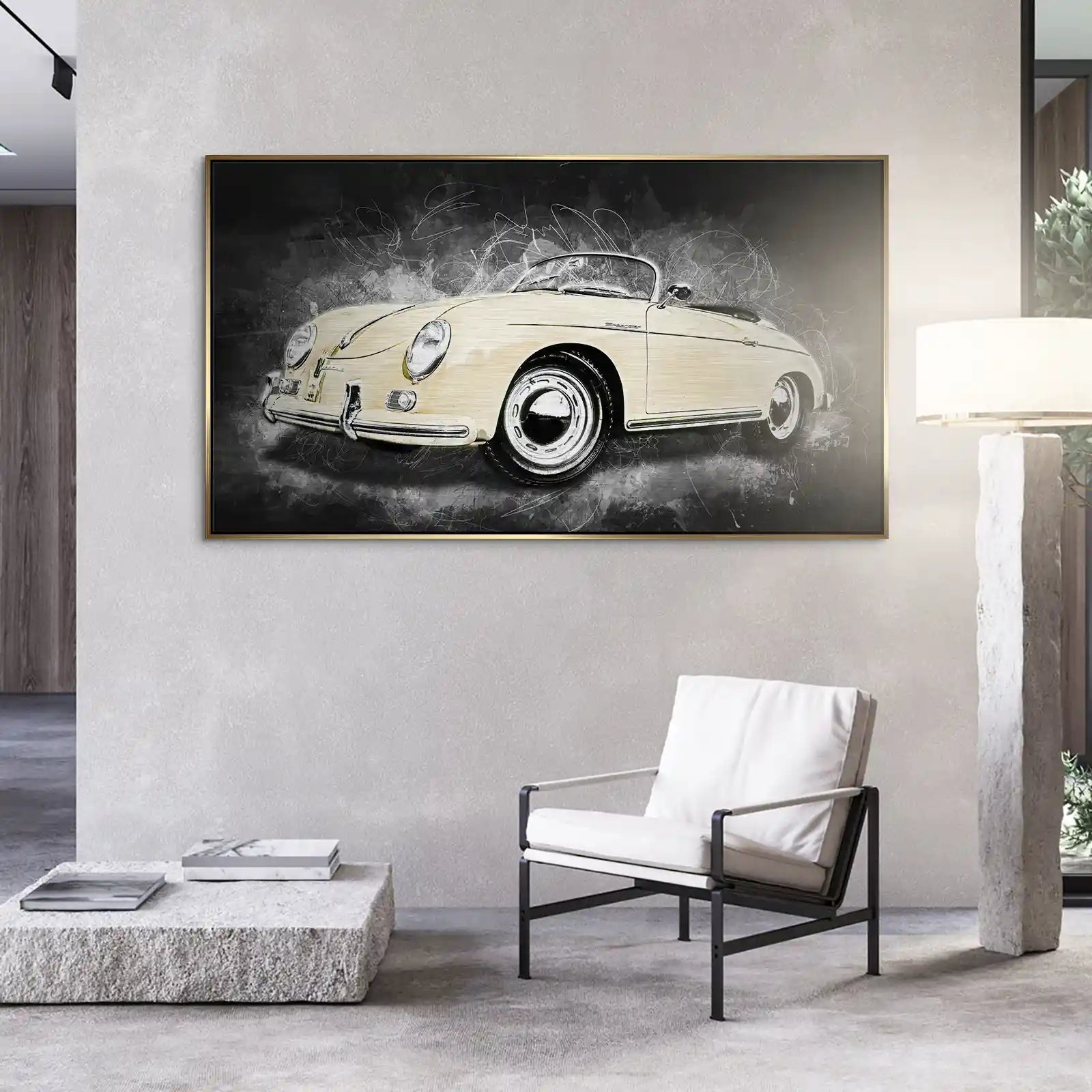 Ivory Elegance – Porsche Speedster 365 Alu gebürstet Bild INGALERIE