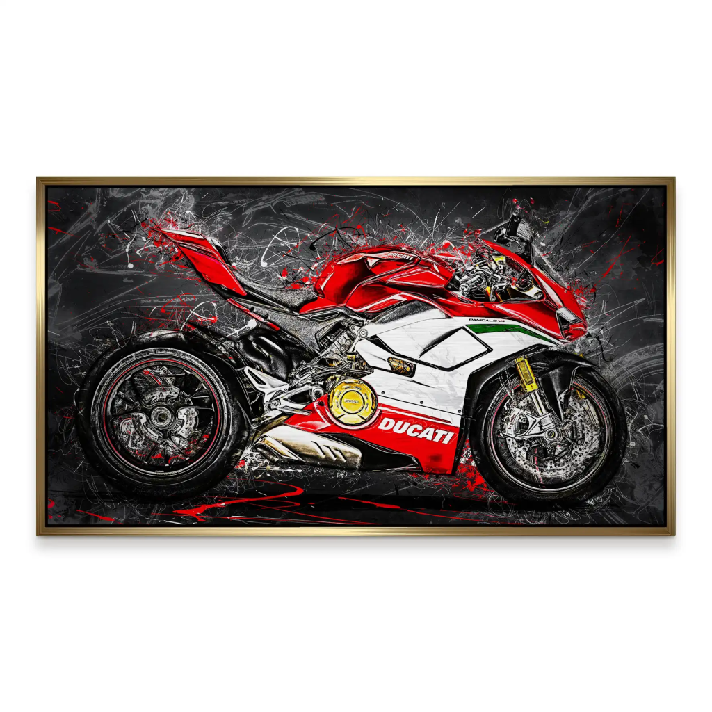 Ducati Panigale V4 Abstrakt Alu Gebürstet INGALERIE