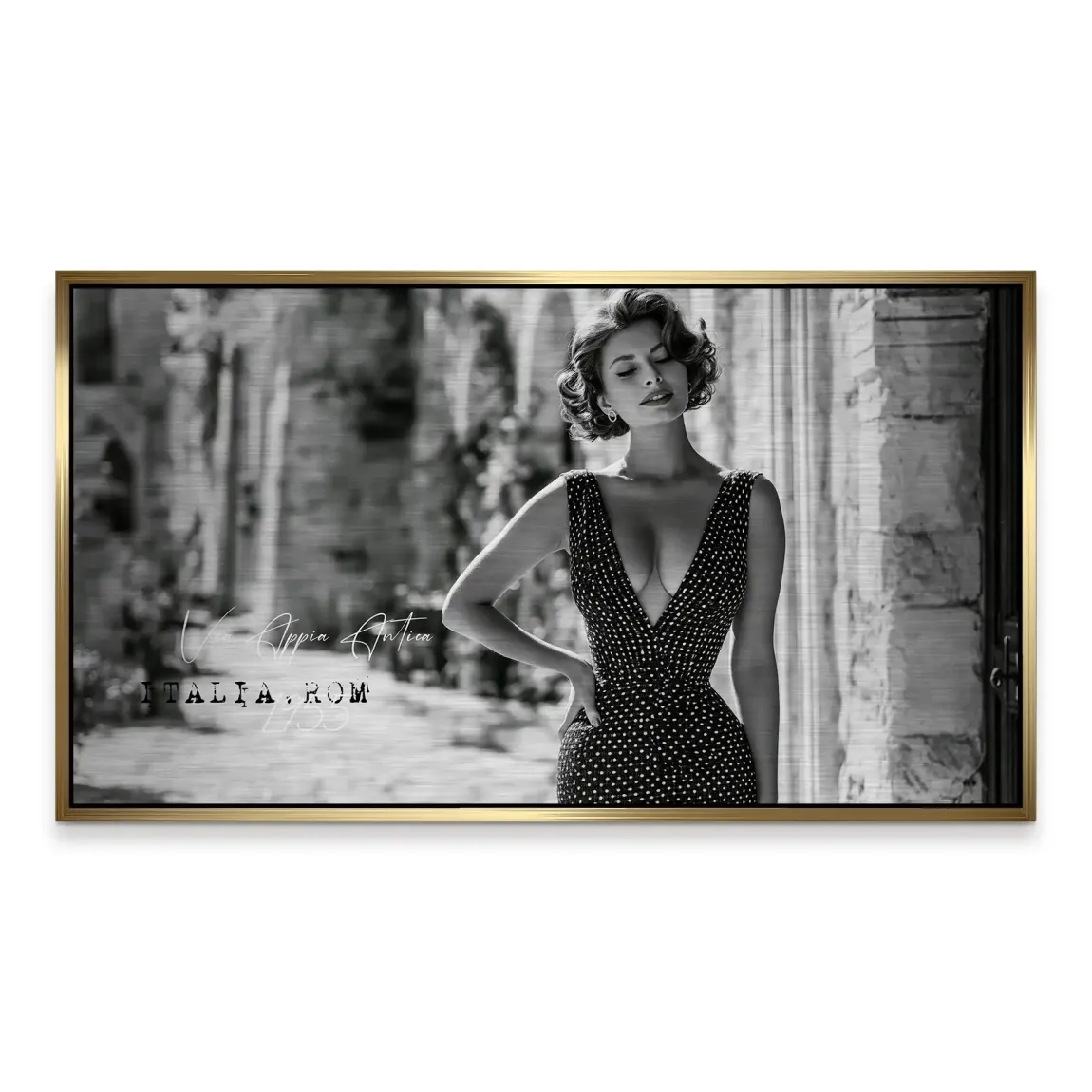 Sophia Loren Diva Aluminiumbild gebürstet