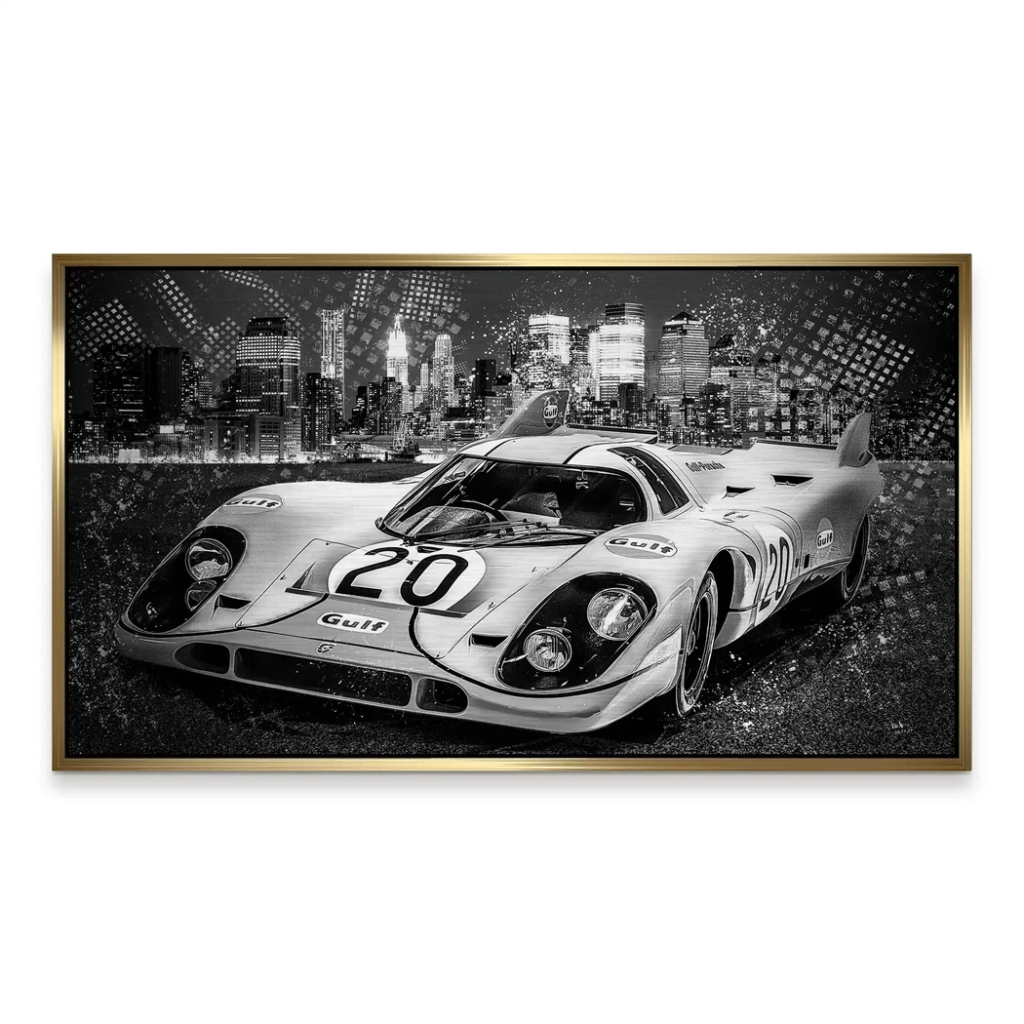 Porsche 917 Black Style Alu Gebürstet INGALERIE