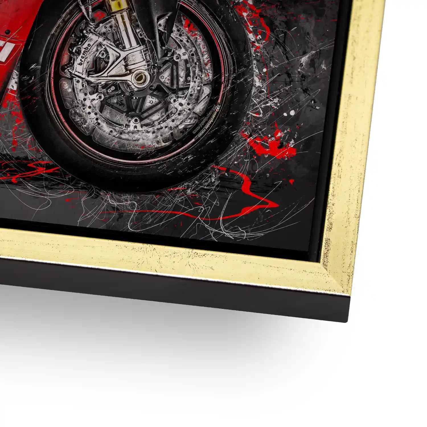 Ducati Panigale Abstrakt Alu Gebürstet INGALERIE