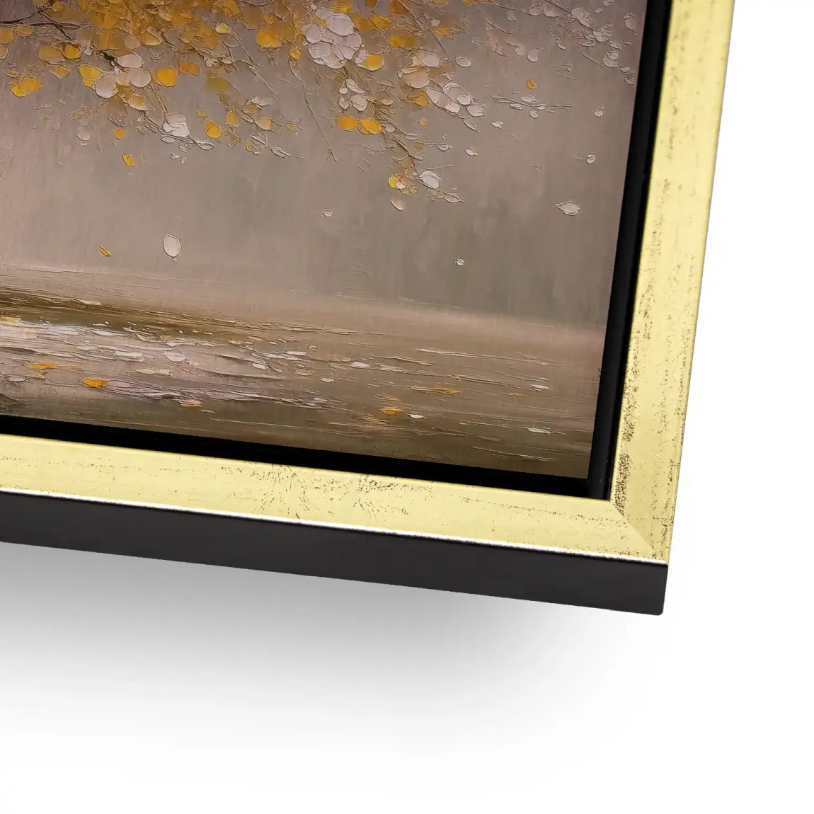 Golden Tree Art Alu Gebürstet