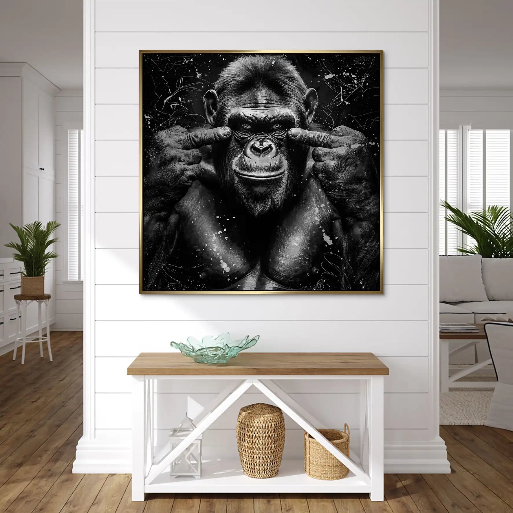 Bad Gorilla Nr.2 Alu Gebürstet INGALERIE