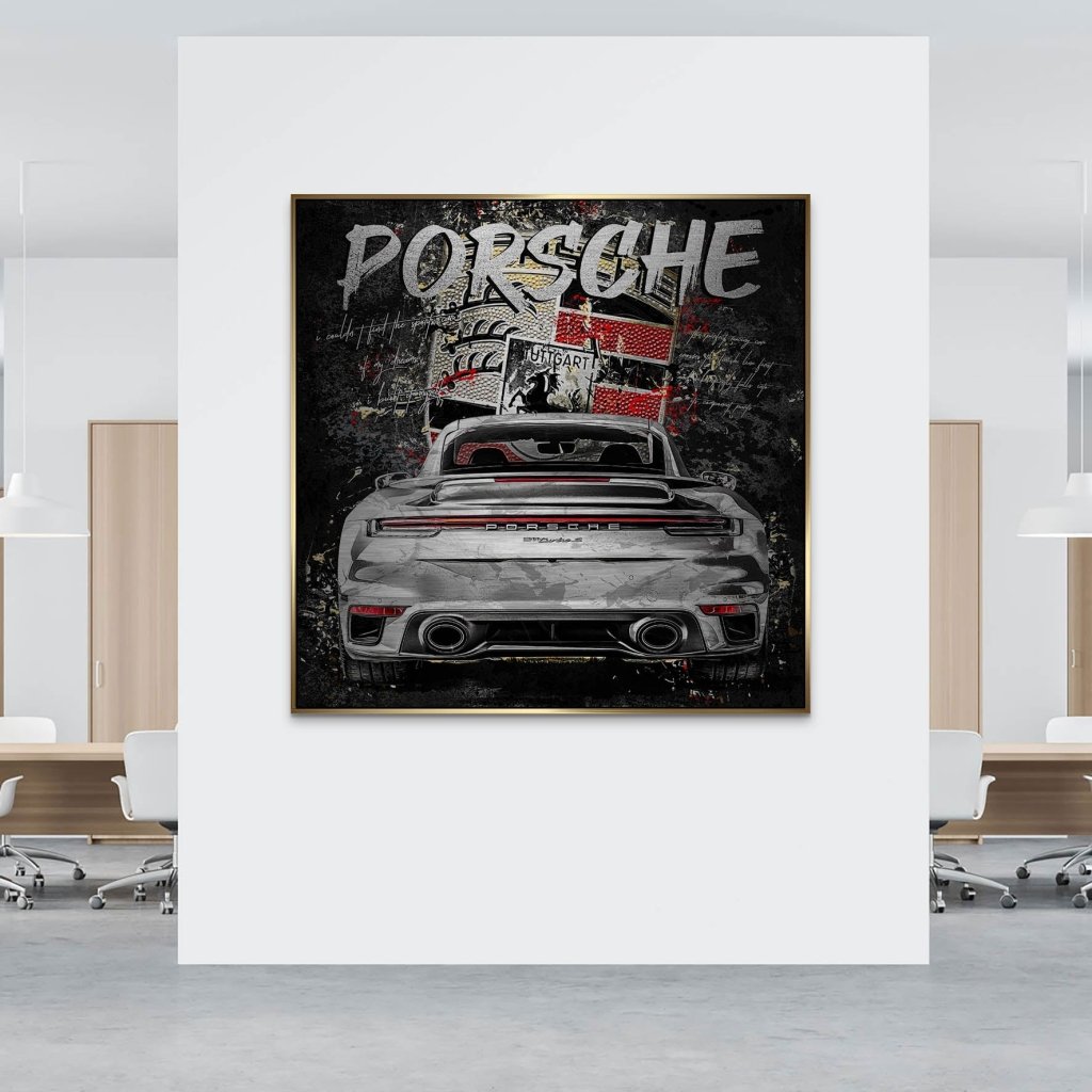 Shadowline Porsche Turbo Alu gebürstet Bild INGALERIE