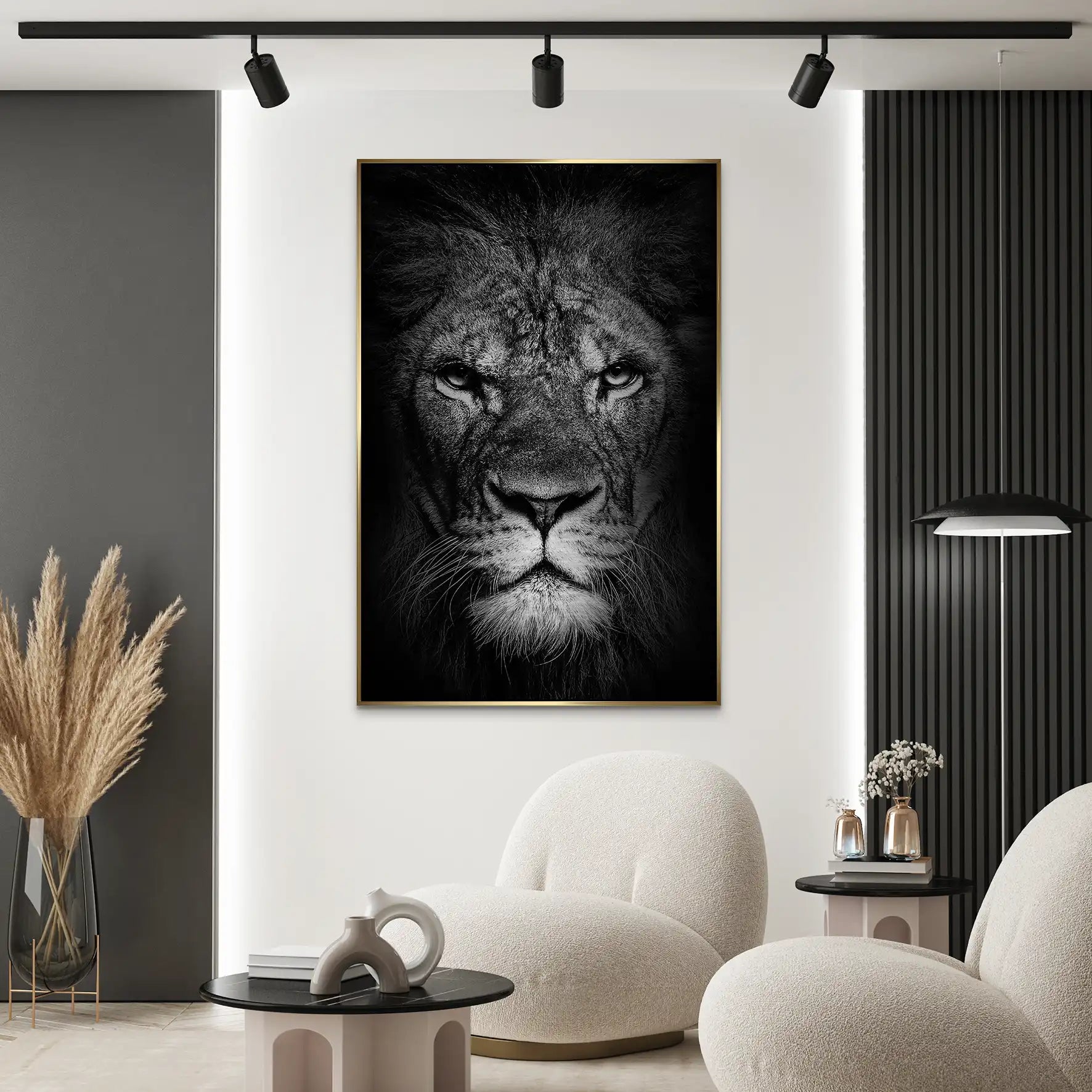 Lion Head AluDibond Gebürstet INGALERIE