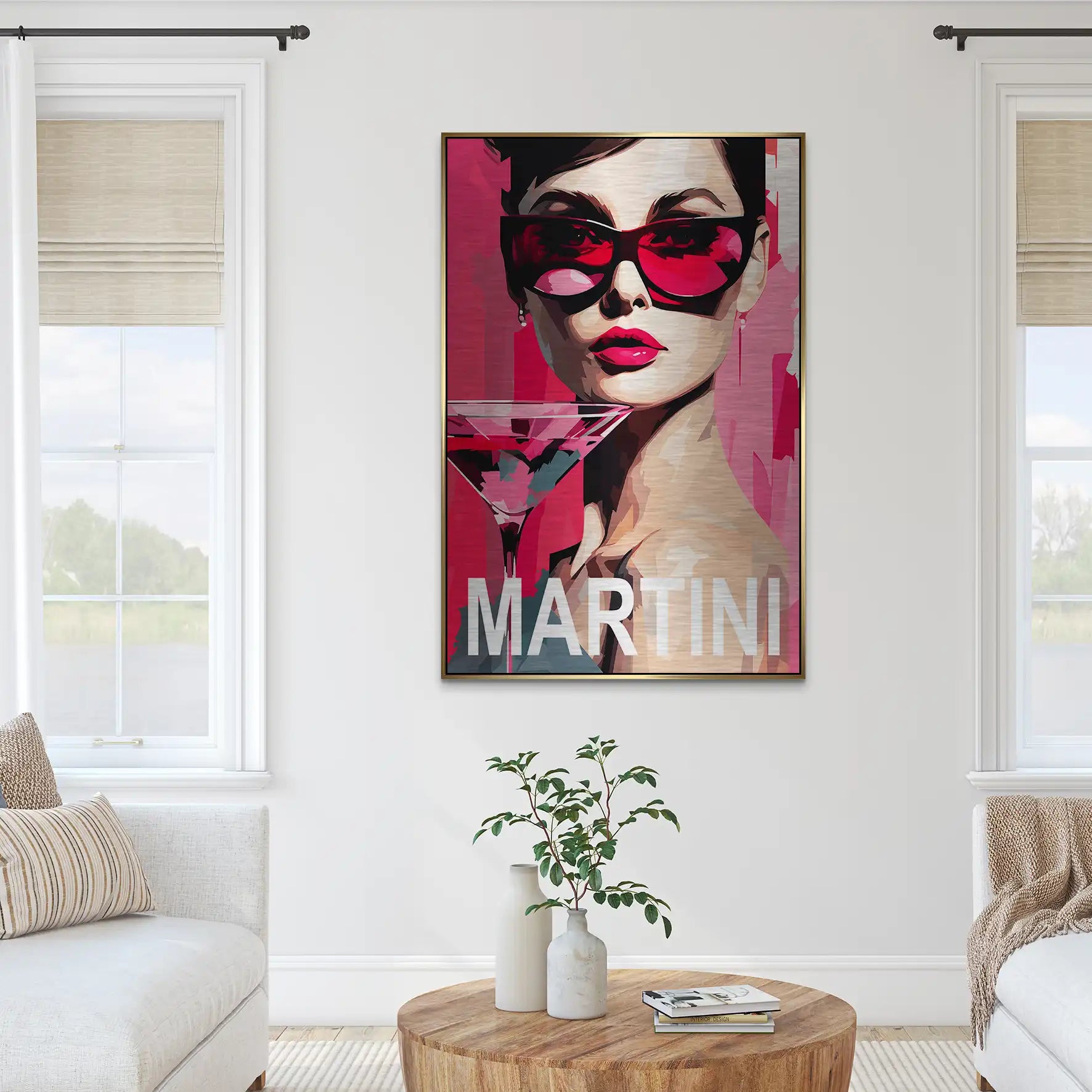 Audrey Martini Alu Gebürstet Bild INGALERIE