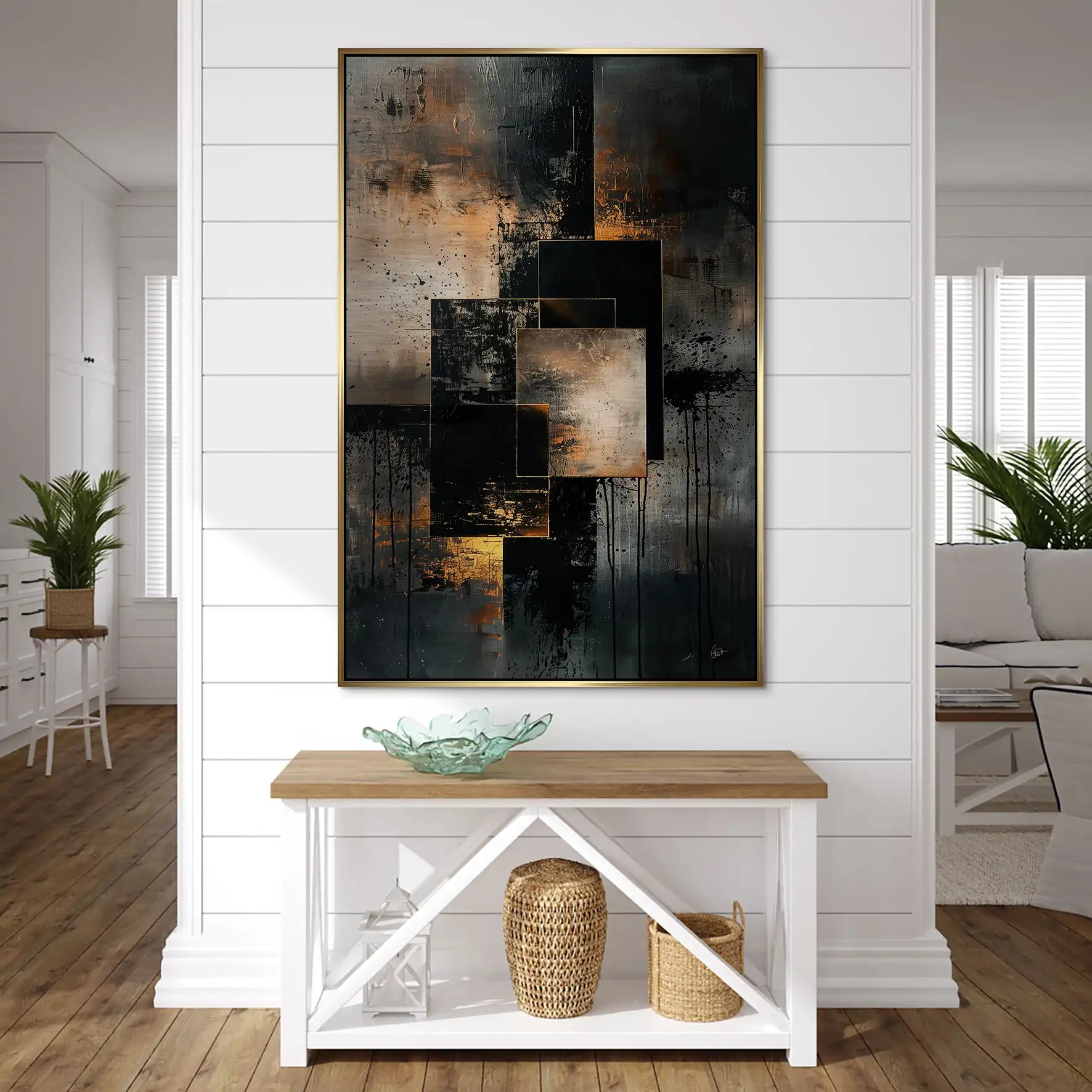 Abstrakt Nr.26 Alu Gebürstet Bild INGALERIE