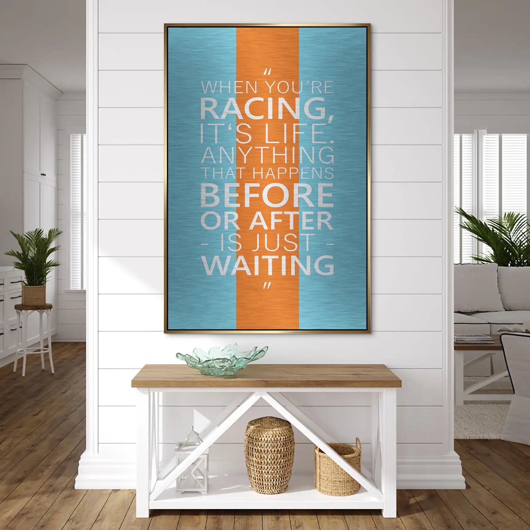Racing Is Life AluDibond Gebürstet INGALERIE