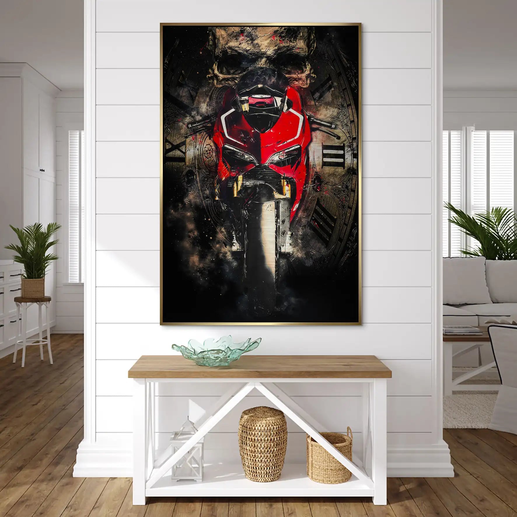 Ducati Totenkof AluDibond Gebürstet INGALERIE