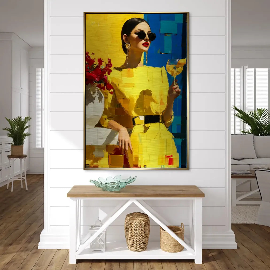 Riviera Elegance Alu Dibond Bild gebürstet INGALERIE