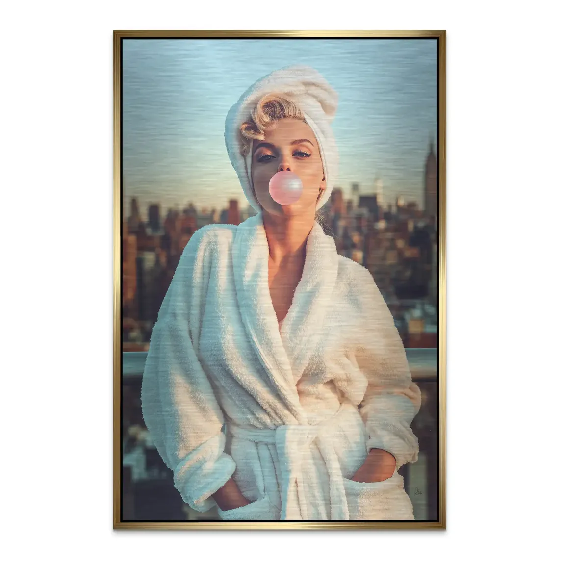 Morning Glamour Alu Dibond Bild gebürstet
