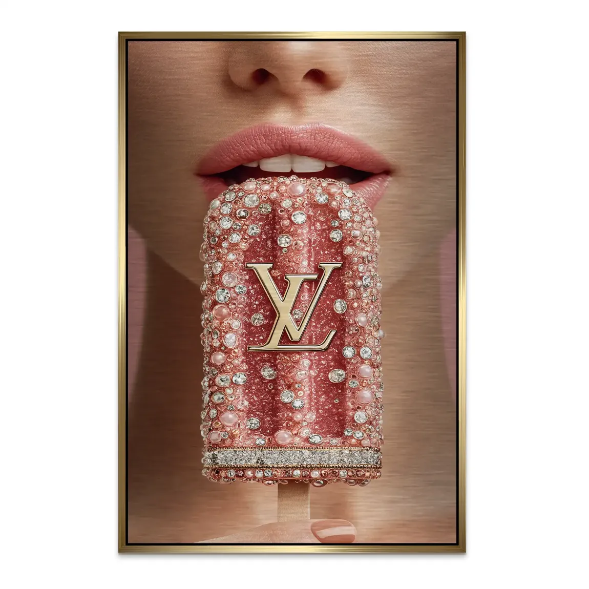 Diamonds and Desire Alu Dibond Bild gebürstet