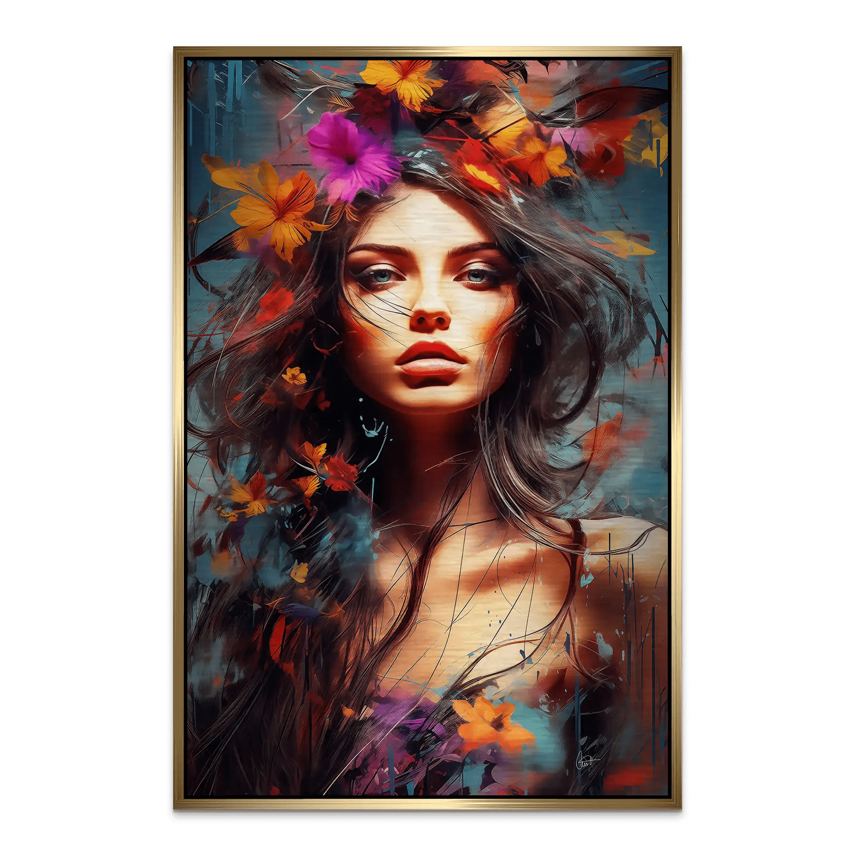 Beauty Art Abstrakt Alu Gebürstet Bild INGALERIE