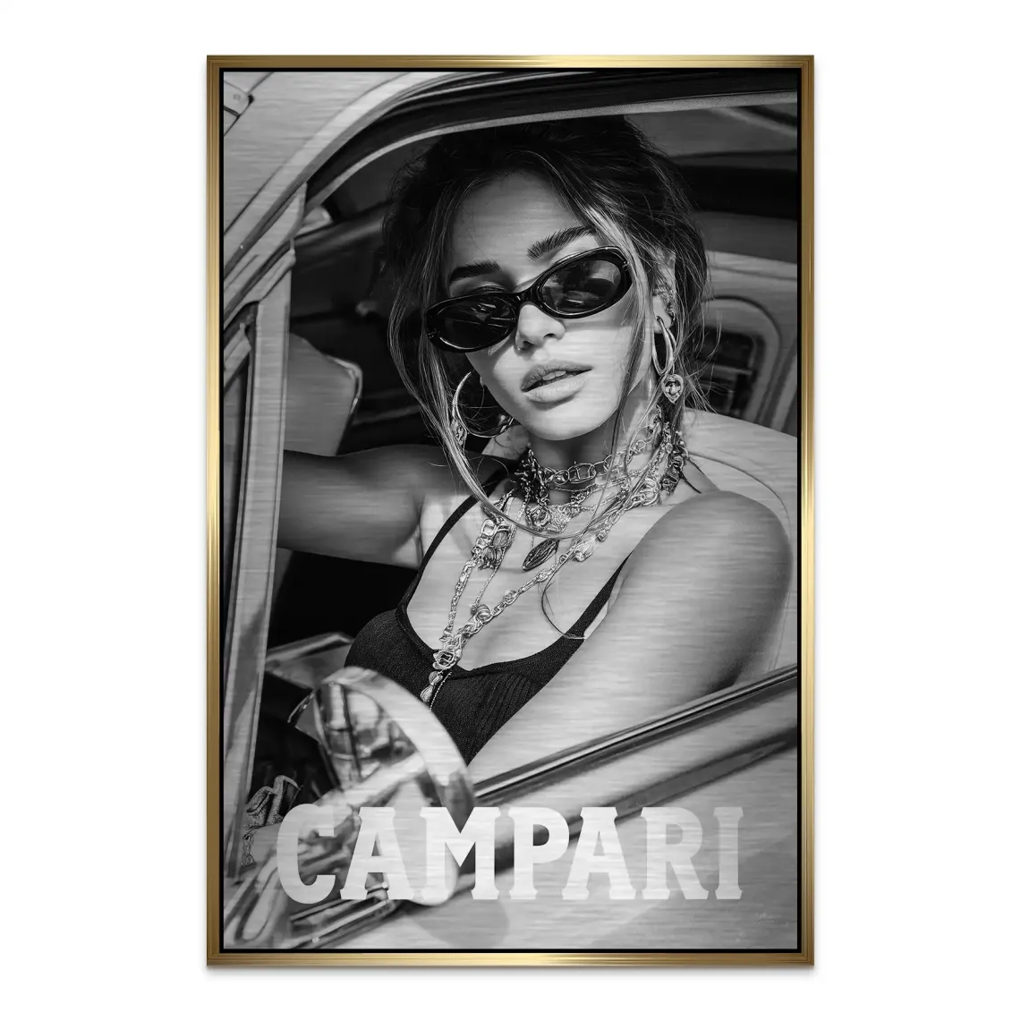 Summer Glam Alu Dibond Bild gebürstet