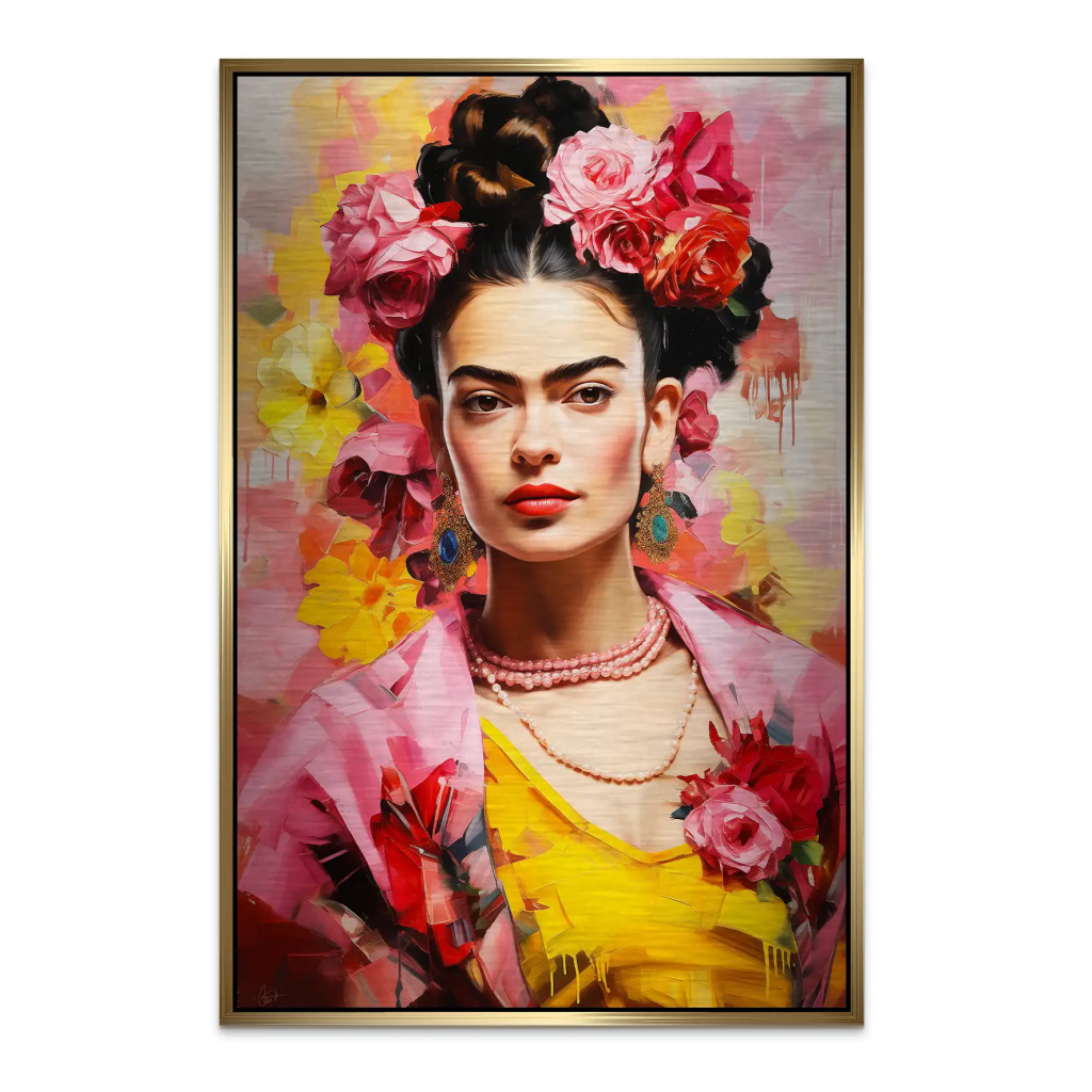 Beauty Frida Alu Gebürstet Bild INGALERIE