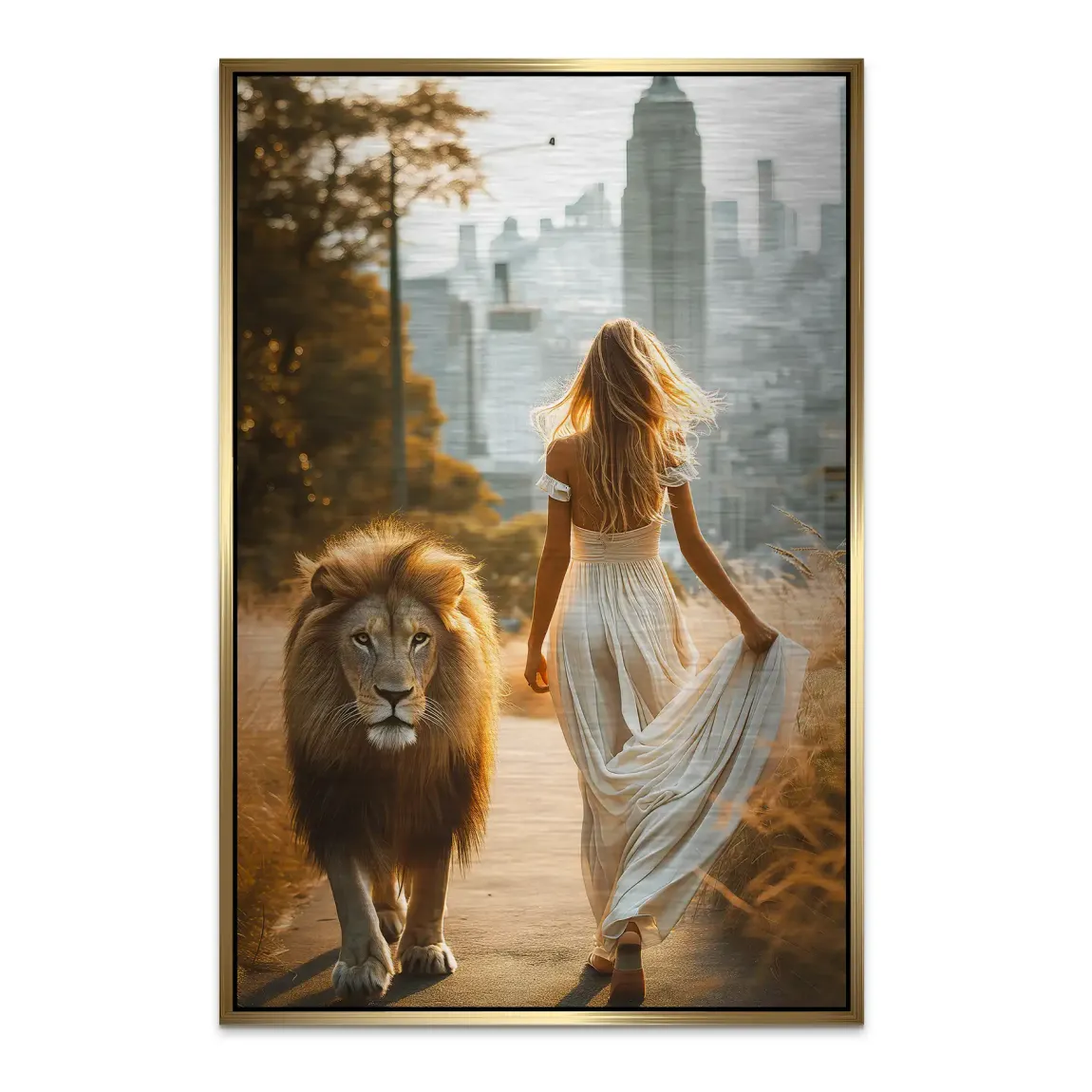 Walk of Courage Alu Dibond Bild gebürstet